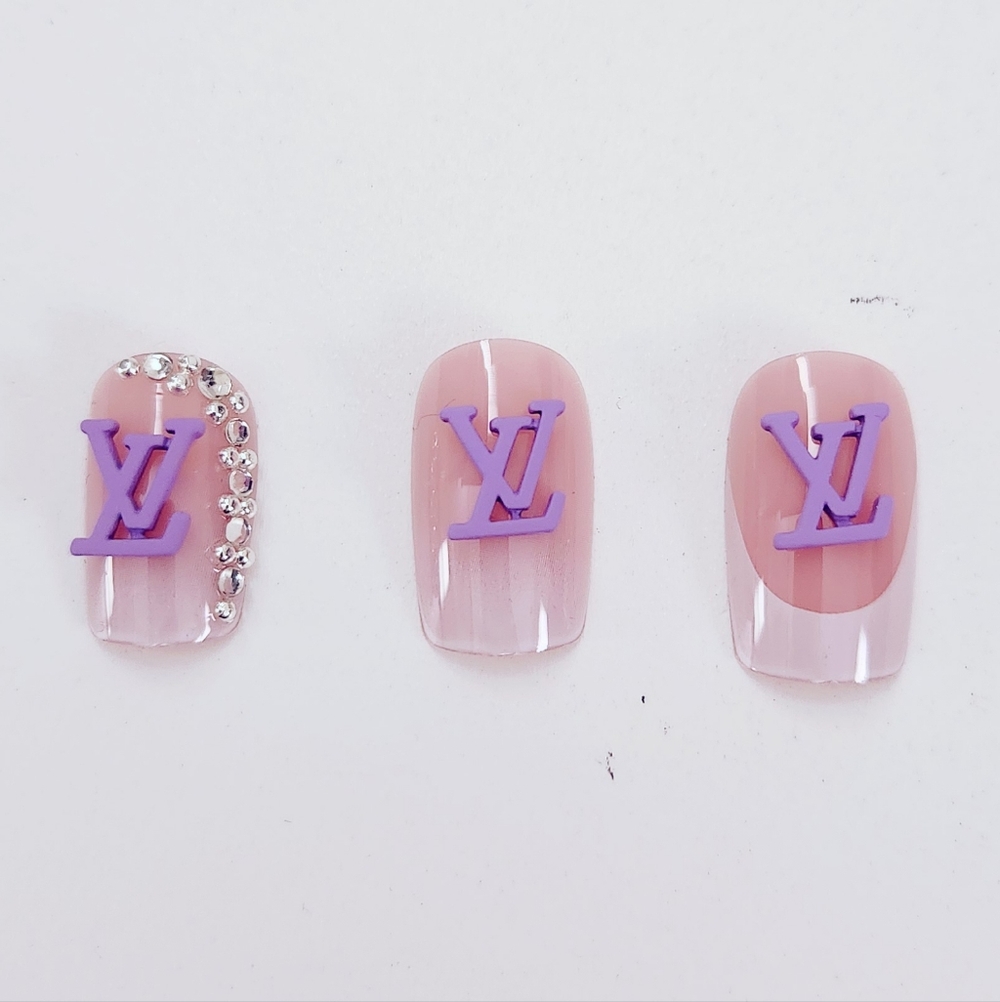 Luxury Nail Charms Purple
